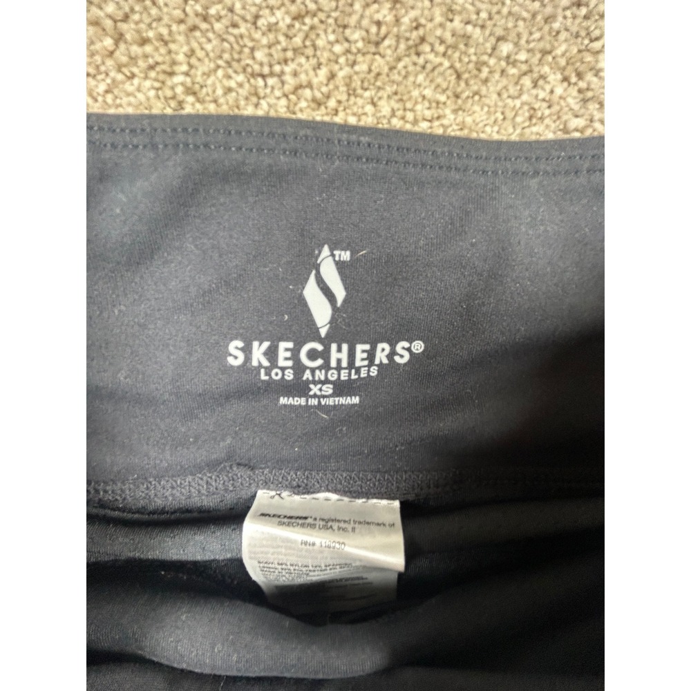 Skechers Los Angeles Womens XS Black Active Skort Side Pockets Tennis Golf Skirt - Picture 5 of 8